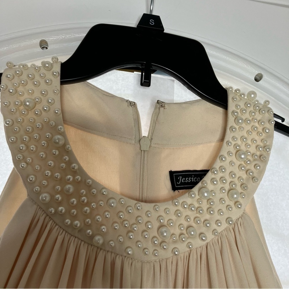 Jessica Howard cream and brown dress size 10 - Picture 9 of 10